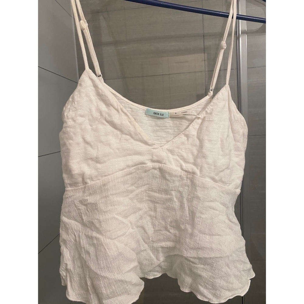 White Crop Top from Urban Outfitters